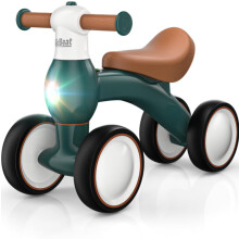 Baby Balance Bike 1 Year Old with Colour Lights, Toddler bike for Boys Girls 1st Birthday Gifts, Baby Bike Ride On Toys Age 10-24 Months, Baby Walker