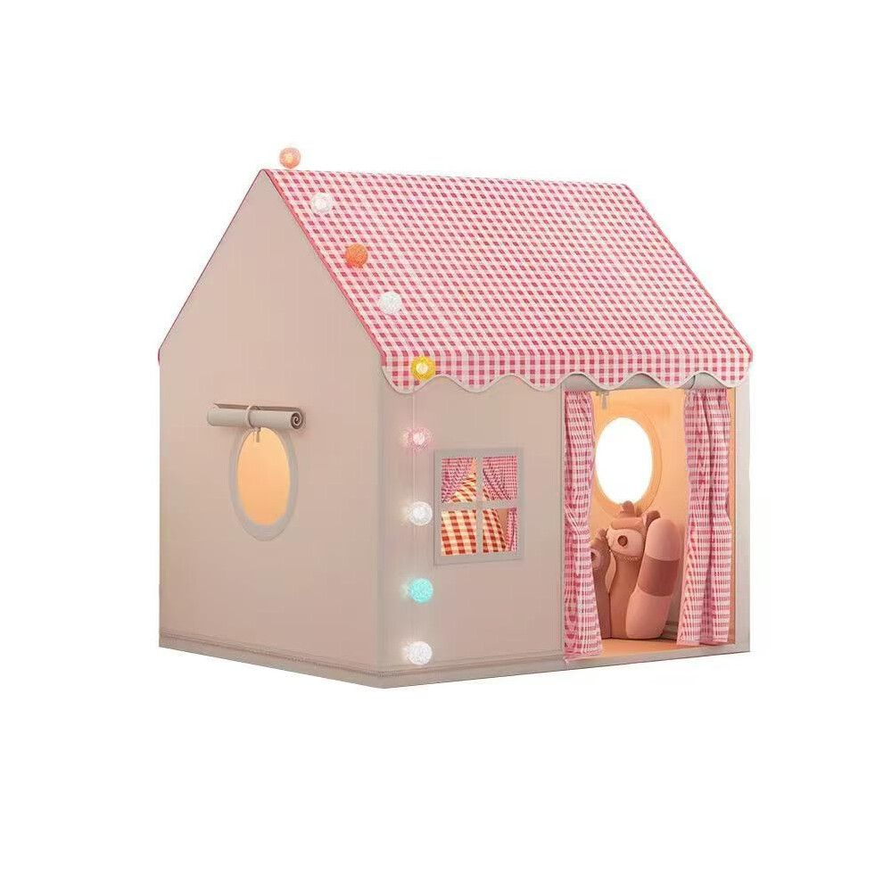 Play Tent for Girls; with Multi-Coloured Ball Lights and Toy Rainbow Frog. 120 cm wide., 105 cm deep, 128 cm high. Toys for 3 4 5 6 7 Year Old Girls.;-image-OPC-PJSVBP9-NEW