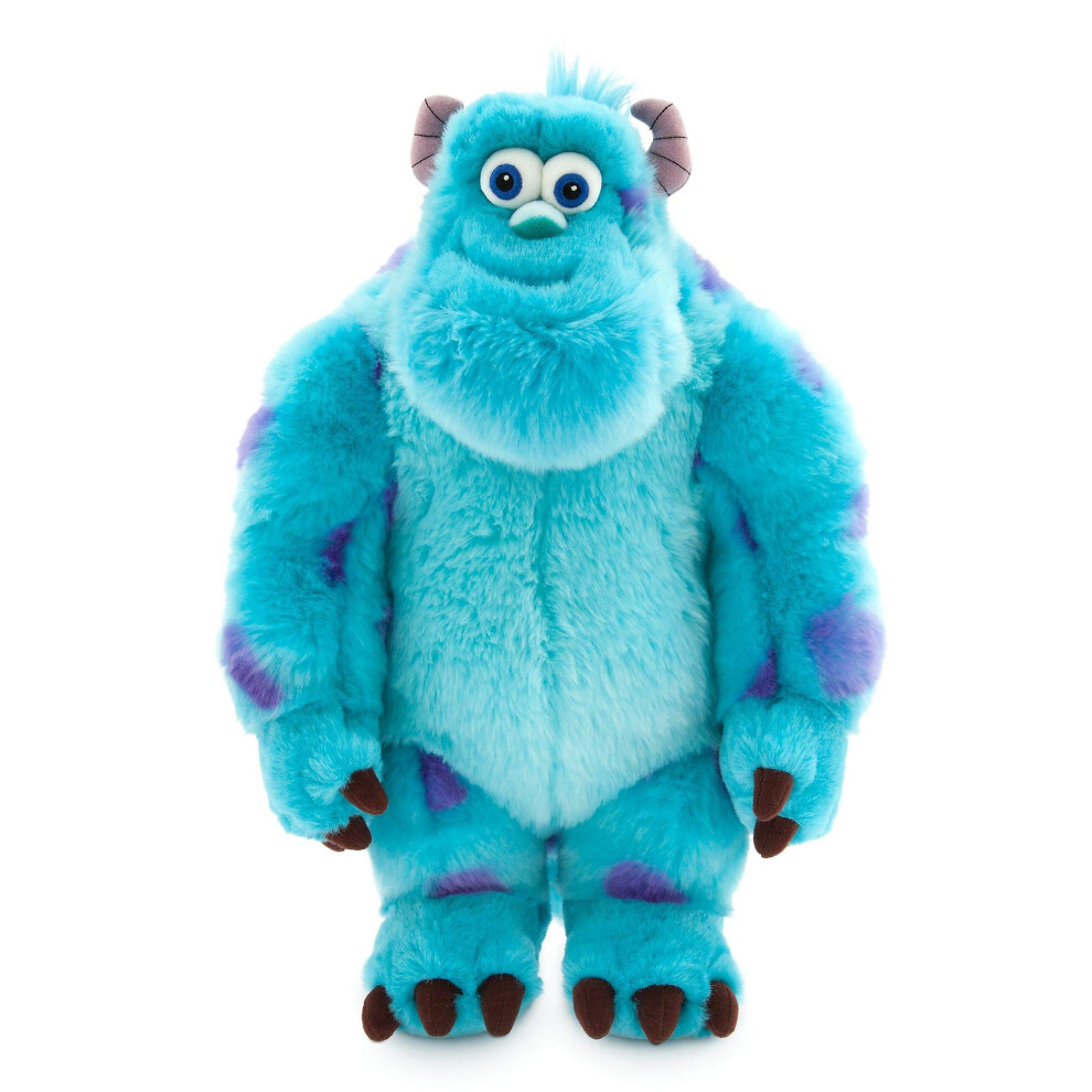 Disney Store Official Sulley Medium Soft Plush Toy, Monsters Inc, 38Cm/14?, Cuddly Character Made With Soft-Touch Fabric And 3D Features, Suitable For