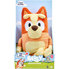 Bluey Bingo Large 30cm Talking Sounds Plush: Official Collectable Character Cuddly Jumbo Soft Toy