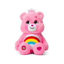 Care Bears | Cheer Bear 35cm Medium Plush | Collectable Cute Plush Toy, Cuddly Toys for Children, Soft Toys for Girls and Boys, Cute Teddies Suitable