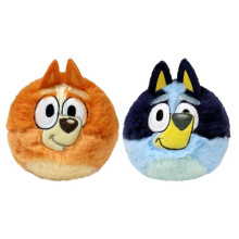 TY Bluey and Bingo Bouncy Balls 2-Piece Set ? Soft Plush Toys for Kids ? Collectible Stuffed Plushies ? Fun Bounce Toy Gift for Boys & Girls