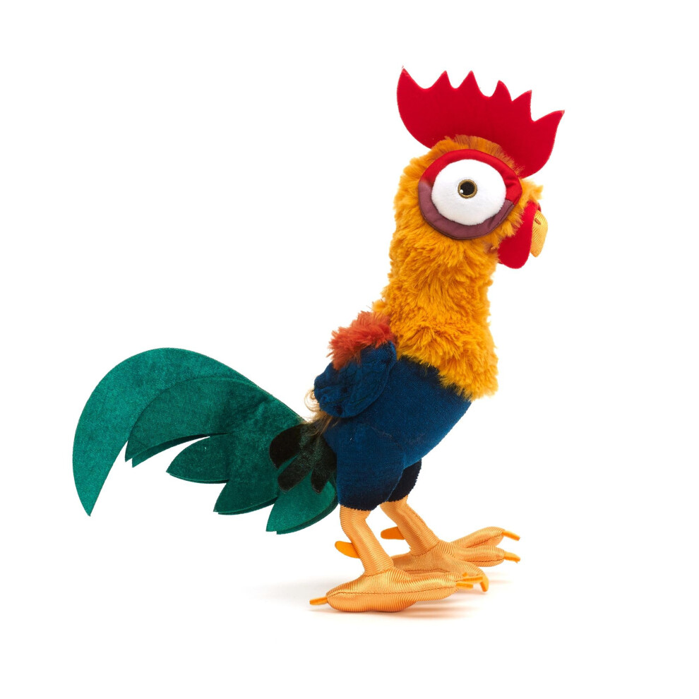 Disney Store Official Hei Hei Small Soft Toy, Moana, Colourful Chicken Teddy, With Fluffy Feathers And Shiny Feet, Cuddly Plush Sidekick, 32Cm / 12"