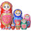 YAKELUS 10pcs Russian Nesting Dolls Matryoshka handmade1051 1