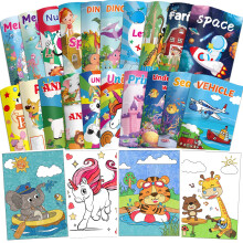 Kalysky 20 Pack Colouring Books for Children, Mini Kids Colouring Books for Party Bags Fillers, Colouring Book Set for Kids Ages 2-4 4-8, Themes of