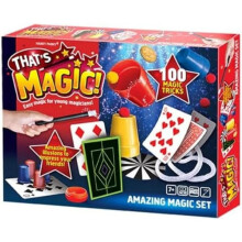 That's Magic Amazing Magic Set - Featuring 100 Fun, Easy Tricks For Young Magicians - Helps Build Child's Motor Skills and Confidence - Includes