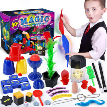 Heyzeibo Magic Kit - Magic Tricks for Kids, Magic Set with Step-by-Step Instructions Manual for Each Trick for Kids Ages 6 7 8 9 10 11 12 to Perform,