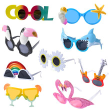Runup Party Glasses, 9 Pairs Funny Sunglasses, Funky Party Sunglasses for Leisure Use, Novelty Hawaii Glasses, Party Accessories, Novelty Party