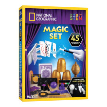 Blue Marble National Geographic Kids Magic Set - 45 Magic Tricks for Kids to Perform with Step-By-Step Video Instructions for Each Trick Provided by a