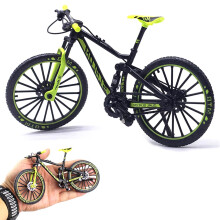Hojalis Mini Finger Bikes, Miniature Mountain Bike Model, Bicycle Toys Ornament, Miniature Bike Toys, Mini Bicycle Ornament, Racing Bike Toy for Kids
