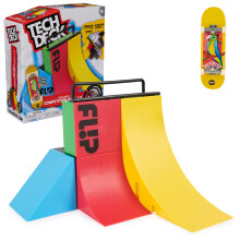 Tech Deck, Competition Wall 2.0 X-Connect Park Creator, Customisable and Buildable Ramp Set with Exclusive Fingerboard, Kids? Toy for Boys and Girls