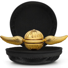 Golden Fidget Spinner Metal Fingertip Gyro Fidget Ball Toy, Finger Hand Spinner Birthday Gift for Kid Adult, Small Desk Sensory Toy Party Favor Small