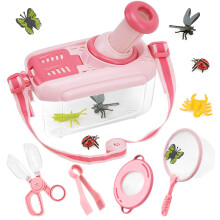Funsland Bug Hunting Kits for Children - 5 Pcs Kids Bug Catching Kit with 12 Fake Insects, Outdoor Explorer Kit Toys for Toddlers, Educational Toys