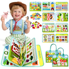 Busy Book, Montessori Busy Board, Toddler Travel Toys, Montessori Toys for Toddlers, Sensory Toys, Baby Busy Book, Plane Toys for Toddlers, Plane
