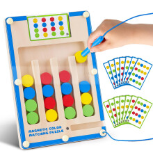 Toys for 4 5 6 Year Old Boy Girls: Kids Montessori Boys Toys Age 4-5-6 Wooden IQ Puzzle Game Birthday Gifts for 4-7 Year Old Boys Educational Learning