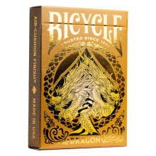 Bicycle Gold Dragon Playing Cards - 1 Deck, Air Cushion Finish, Professional, Superb Handling & Durability, Great Gift For Card Collectors, 20 cm x 66