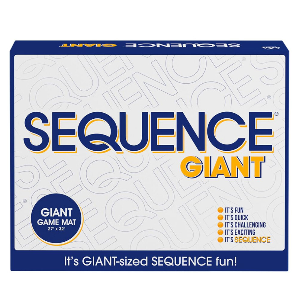 Jax Sequence Jumbo, Fun Family Strategy Game, For 2-12 Players, Ages 7+