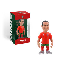 MINIX Cristiano Ronaldo Portugal 12cm Figure - Collectible Ronaldo Figure Sports Football Icon Range for Fans