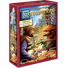 Z-Man Games, Carcassonne Traders and Builders, Board Game EXPANSION 2, Ages 7 and up, 2-6 Players, 45 Minutes Playing Time, Black