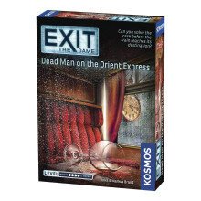 Thames & Kosmos - EXIT: Dead Man on the Orient Express - Level: 4/5 - Unique Escape Room Game - 1-4 Players - Puzzle Solving Strategy Board Games for