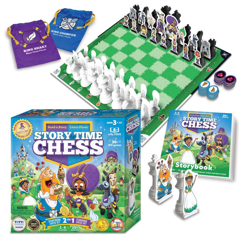 Story Time Chess - Beginners Chess, Kids Chess Set with Book, Chess Game, Traditional Learning Board Games for Boys & Girls Ages 3-103-image-OPC-PJSVGPZ-NEW