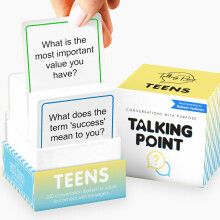 200 Teens Conversation Cards - Connecting Parents with their Teenagers - Reduce Screentime with Fun & Deep Conversation - Avoid Conflict, Improve