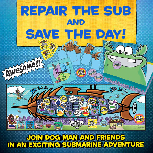 Dog Man 20,000 Fleas Under The Sea Board Game 2
