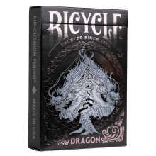 Bicycle Black Dragon Playing Cards - 1 Deck, Air Cushion Finish, Professional, Superb Handling & Durability, Great Gift For Card Collectors, 20 mm x