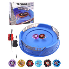 DEZAWRTY X Battle Set with Stadium?6 Spinning Tops, 2 Launchers, 1 Gyro Arena, Durable X Battle Set for Kids Ages 6 and Up, Multiplayer Spinning Toy