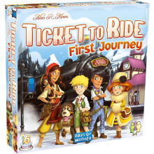 Days of Wonder | Ticket to Ride First Journey Europe Board Game | Ages 6+ | For 2 to 4 players | Average Playtime 15-30 Minutes
