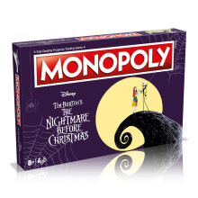 Winning Moves, Nightmare Before Christmas Monopoly Advance to Zero?s Tomb, Spiral Hill, Dr. Finkelstein?s Laboratory, Jack?s Tower and trade your way