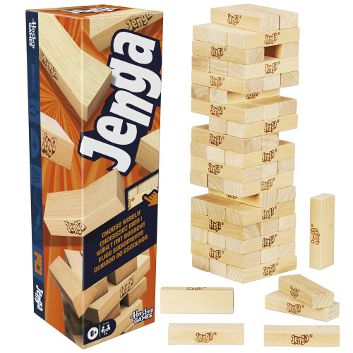 Hasbro Official Hasbro Games Jenga Game with Digital Die