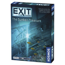 Thames & Kosmos - EXIT: The Sunken Treasure - Level: 2/5 - Unique Escape Room Game - 1-4 Players - Puzzle Solving Strategy Board Games for Adults &