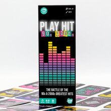 ATM Gaming PLAY HIT | 90s & 2000s Music Trivia Board Game for Adults & Teens | Fun Party Game with Karaoke & Blind Test | Card Game for Game Night |