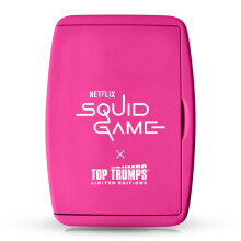 Top Trumps Squid Game Limited Edition Entertaining Dedicated Deck Card Game for 2 plus players makes a great gift for ages 17 plus