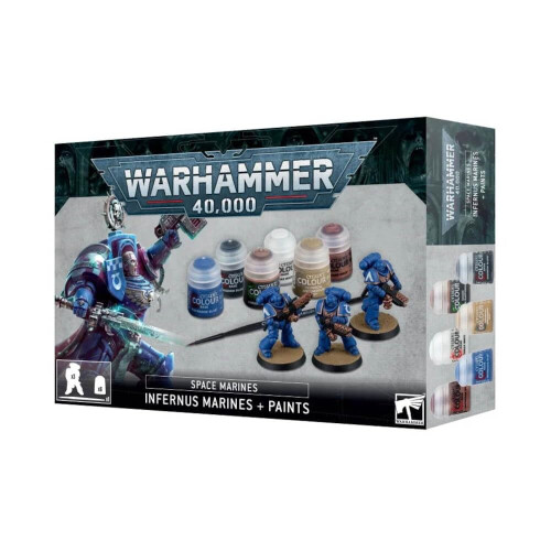 Games Workshop Games Workshop - Warhammer 40,000 - Space Marines: Infernus Marines + Paints Set