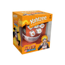 Winning Moves Yahtzee Naruto Shippuden Special Edition Dice Game - Roll Ichiraku Ramen Ingredients, Strategic Family Fun, Travel Game, Classic Game