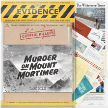 Cryptic Killers Unsolved Murder Mystery Game - Cold Case Files Investigation Detective Evidence & Crime File - Individuals, Date Nights & Party Games-