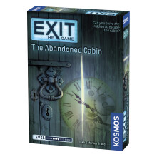 Thames & Kosmos - EXIT: The Abandoned Cabin - Level: 2.5/5 - Unique Escape Room Game - 1-4 Players - Puzzle Solving Strategy Board Games for Adults &