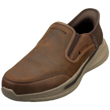 (10) Skechers Slip-ins Slade Cooper Mens Slip On Trainers in Dark Brown