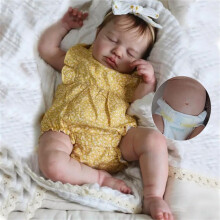 Zero pam Full Silicone Reborn Baby Dolls Girls-48CM Realistic Baby Doll, Silicone Babies That Look Real Lifelike Reborn Dolls For Girls With