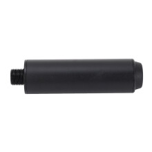 4-Zoll Pool Cue Verlängerung mit Gummipuffer, Aluminium Pool Cue Endverlängerung, Billardzubehör