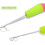 3 Pack Latch Crochet Hooks, Plastic Handle Hair Extension Latch Needle Hook, Rug Making Needles (d-583-a) 4
