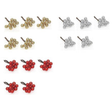 15pcs Christmas Tree Baubles Red Silver Gold Color Hanging Balls Pendant Ornament for Party Xmas De