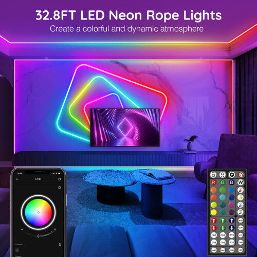 AILBTON Led Neon Rope Lights10m TV Rope 1