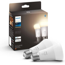 Philips Hue New White Smart Light Bulb 60W  806 Lumen 2 Pack E27 Edison Scr