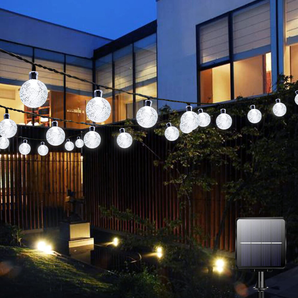 Solar Garden Lights Outdoor Waterproof 100LED 12M39Ft Solar Fairy Lights Cr-image-OPC-PJSVRTK-NEW