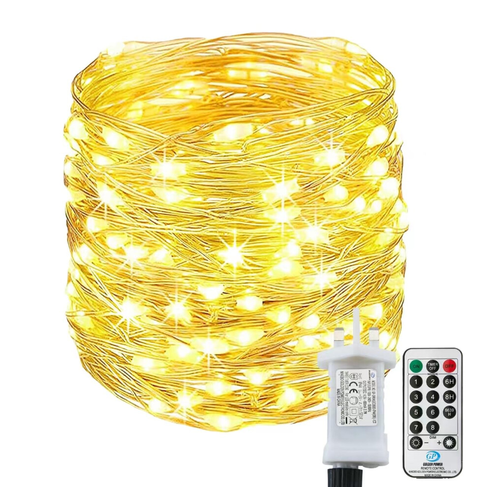 Lezonic 220Led Plug In Fairy Lights22m72ft Low Voltage Fairy Lights Mains P 3141528588018