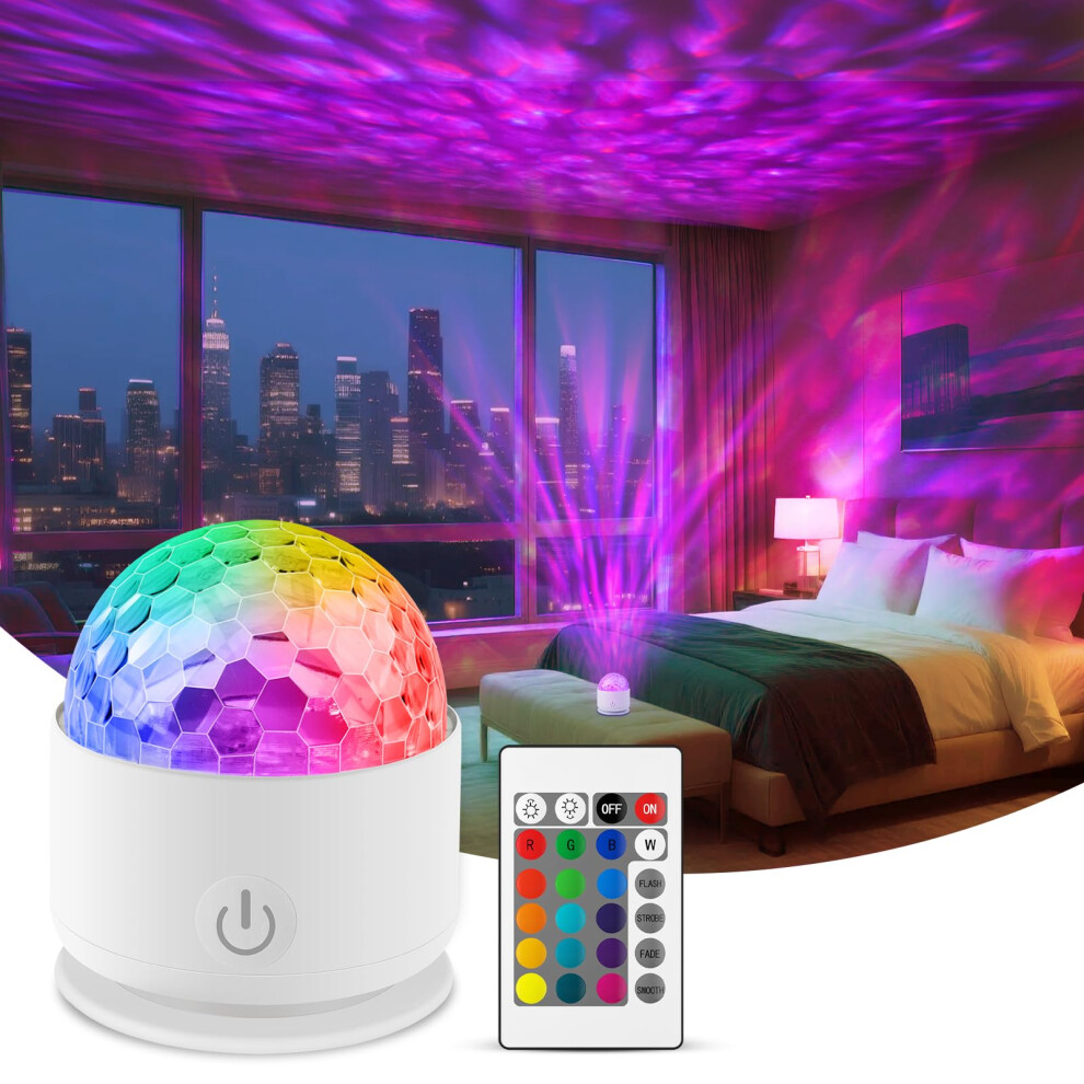 Fokky Galaxy Projector Night With Remote Control16 Colors7 Brightness Light 6425316361616