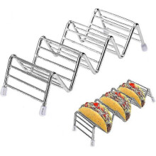 Stainless Steel Burrito Rack Hot Dog Rack Wavy Kitchen Restaurant Home Burrito Hot Dog Sandwich Bread Pancake-ynp